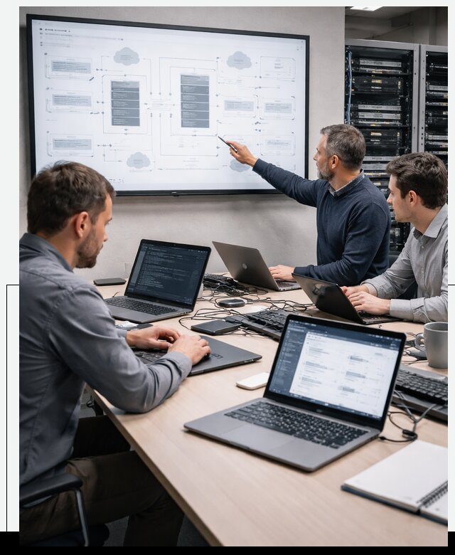 Системная интеграция, внедрение и сопровождение IT-решений в Сланцах