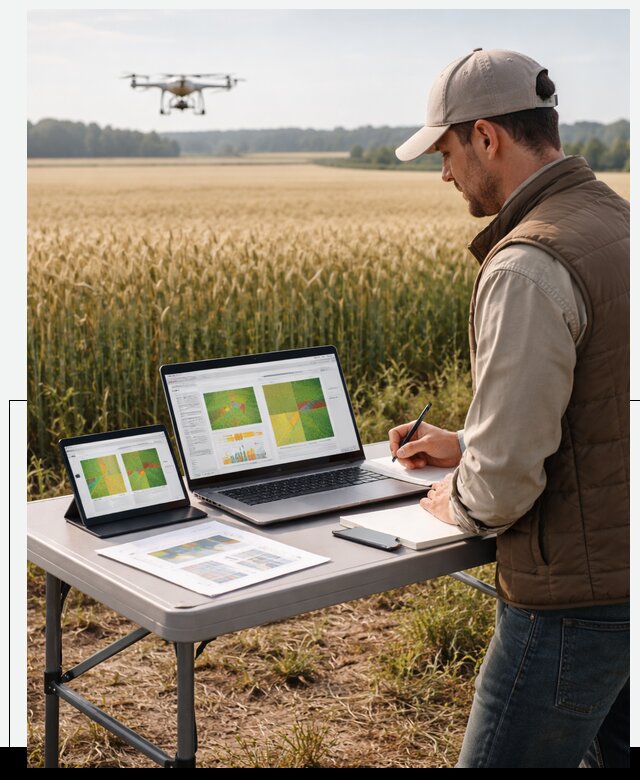 Система AI прогнозирования урожайности для точных агрономий в Сланцах