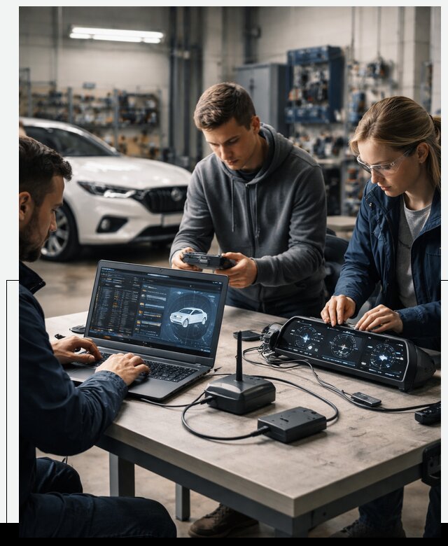 Разработка Connected Car и ПО для автопрома в Сланцах