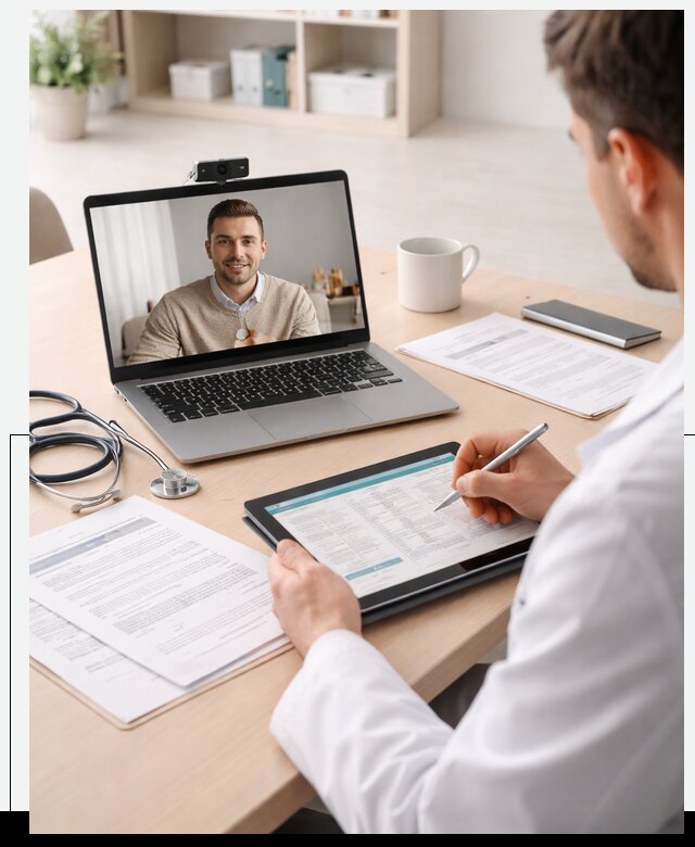 Разработка платформы телемедицины и видеоконсультаций в Сланцах