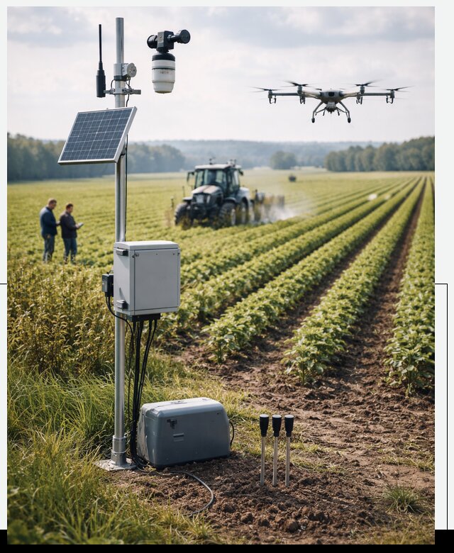 Разработка IoT мониторинга полей в Сланцах от 8782 р. | АвикейСлы